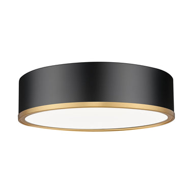 Z Lite Bradley 40W 1 Light 4" High Flush Mount 