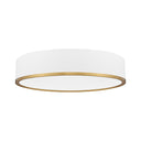 Z Lite Bradley 50W 1 Light 4" High Flush Mount 12