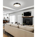 Z Lite Bradley 50W 1 Light 4" High Flush Mount 6