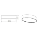 Z Lite Bradley 50W 1 Light 4" High Flush Mount 7