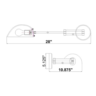 Z Lite Breton 1 Light Wall Sconce 7
