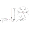Z Lite Breton 6 Light Chandelier 7