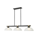 Z Lite Bronte 3 Light 8" Billiard - 1955-3MB-RB 10
