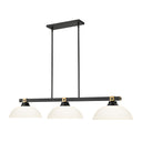 Z Lite Bronte 3 Light 8" Billiard - 1955-3MB-RB 2