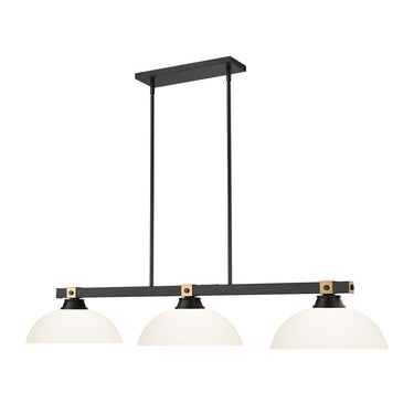 Z Lite Bronte 3 Light 8" Billiard - 1955-3MB-RB 2