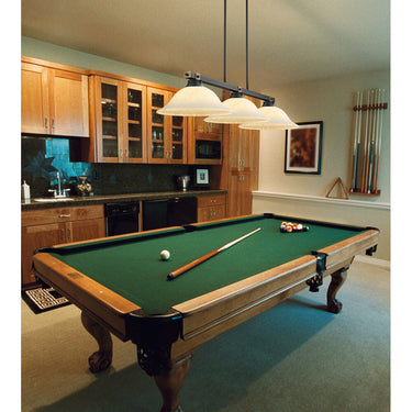 Z Lite Bronte 3 Light 8" Billiard in White Mottle Finish 6