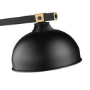 Z Lite Bronte 3 Light 9" Billiard in Matte Black Finish 3