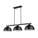 Z Lite Bronte 3 Light 9" Billiard in Matte Black Finish 4