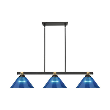 Z Lite Bronte 3 Light Billiard - 1955-3MB-RB 1