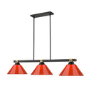 Z Lite Bronte 3 Light Billiard - 1955-3MB-RB 24