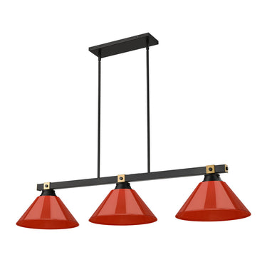 Z Lite Bronte 3 Light Billiard - 1955-3MB-RB 26