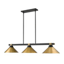 Z Lite Bronte 3 Light Billiard 2