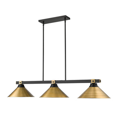 Z Lite Bronte 3 Light Billiard 2