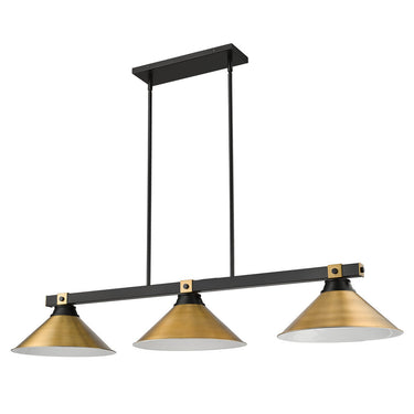 Z Lite Bronte 3 Light Billiard 4