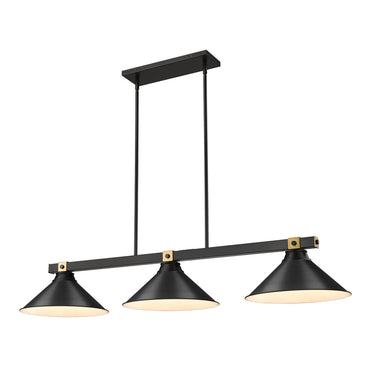 Z Lite Bronte 3 Light Billiard 8