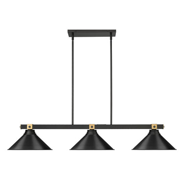 Z Lite Bronte 3 Light Billiard 9