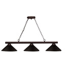 Z-Lite Bronze Sharp Shooter 3 Light Billiard Light image