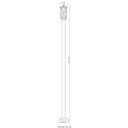 Z Lite Brookside 1 Light 109" Outdoor Post Mounted Fixture 5