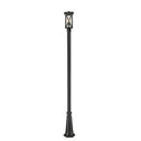 Z Lite Brookside 1 Light 110" Outdoor Post Mounted Fixture 1