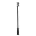 Z Lite Brookside 1 Light 110" Outdoor Post Mounted Fixture 