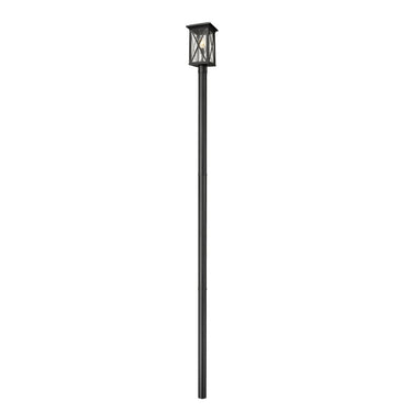 Z Lite Brookside 1 Light 137" Outdoor Post Mount Fixture 1