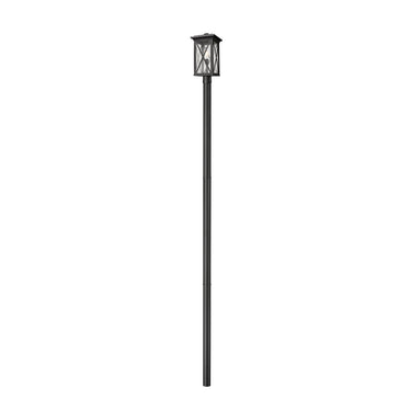 Z Lite Brookside 1 Light 137" Outdoor Post Mount Fixture 