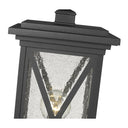 Z Lite Brookside 1 Light 15" Outdoor Post Mount Fixture 3