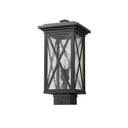 Z Lite Brookside 1 Light 15" Outdoor Post Mount Fixture 4