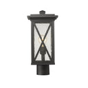 Z Lite Brookside 1 Light 16" Outdoor Post Mount Fixture 1