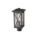 Z Lite Brookside 1 Light 16" Outdoor Post Mount Fixture 2