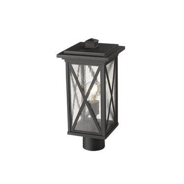 Z Lite Brookside 1 Light 16" Outdoor Post Mount Fixture 2
