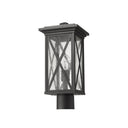 Z Lite Brookside 1 Light 16" Outdoor Post Mount Fixture 4