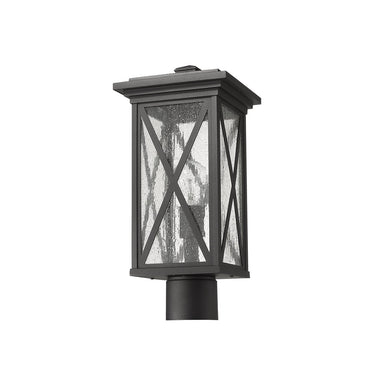 Z Lite Brookside 1 Light 16" Outdoor Post Mount Fixture 4
