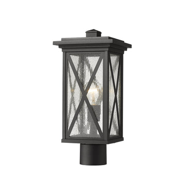 Z Lite Brookside 1 Light 16" Outdoor Post Mount Fixture 