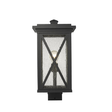 Z Lite Brookside 1 Light 18" Outdoor Post Mount Fixture 1