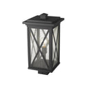 Z Lite Brookside 1 Light 18" Outdoor Post Mount Fixture 2