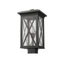 Z Lite Brookside 1 Light 18" Outdoor Post Mount Fixture 4