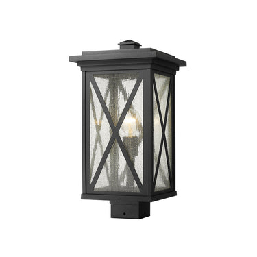 Z Lite Brookside 1 Light 18" Outdoor Post Mount Fixture 