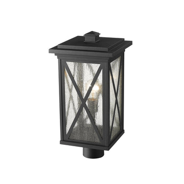 Z Lite Brookside 1 Light 19" Outdoor Post Mount Fixture 2