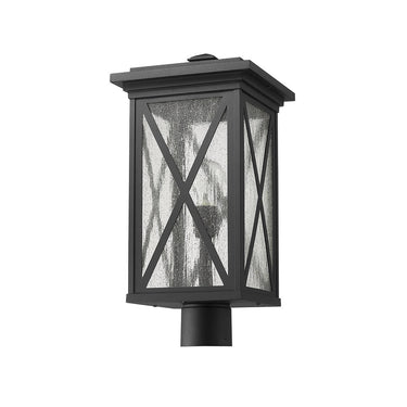 Z Lite Brookside 1 Light 19" Outdoor Post Mount Fixture 4