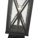 Z Lite Brookside 1 Light 21" Outdoor Pier Mounted Fixture - 583PHBS-SQPM-BK 3