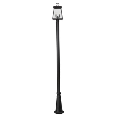 Z Lite Broughton 2 Light 113" Outdoor Post Mounted Fixture 1
