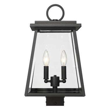 Z Lite Broughton 2 Light 18" Outdoor Post Mount Fixture 1