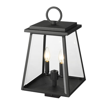 Z Lite Broughton 2 Light 18" Outdoor Post Mount Fixture 2