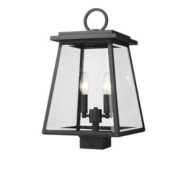 Z Lite Broughton 2 Light 18" Outdoor Post Mount Fixture 