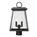 Z Lite Broughton 2 Light 19" Outdoor Post Mount Fixture 1
