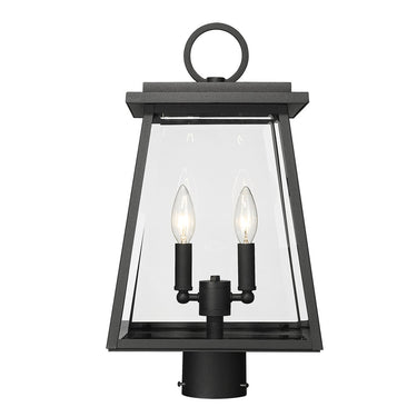 Z Lite Broughton 2 Light 19" Outdoor Post Mount Fixture 1