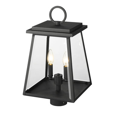 Z Lite Broughton 2 Light 19" Outdoor Post Mount Fixture 2