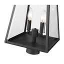 Z Lite Broughton 2 Light 19" Outdoor Post Mount Fixture 3