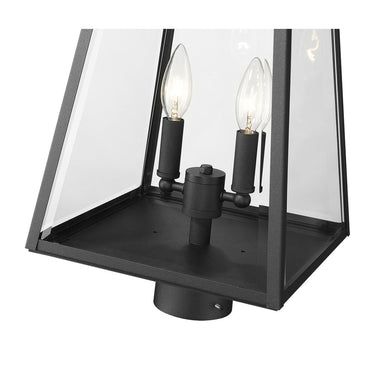 Z Lite Broughton 2 Light 19" Outdoor Post Mount Fixture 3